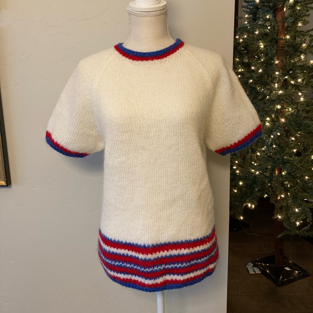 Women’s Hand Knit Short Sleeve Sweater